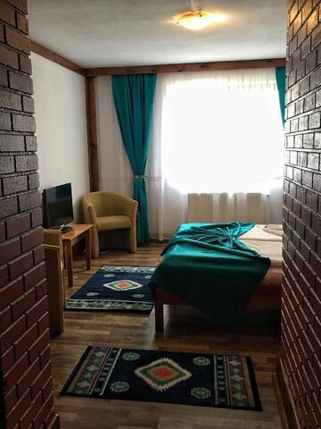 Фото номера Двухместный номер с 2 отдельными кроватями Отель Vila Romanitza г. Dărmăneşti 6