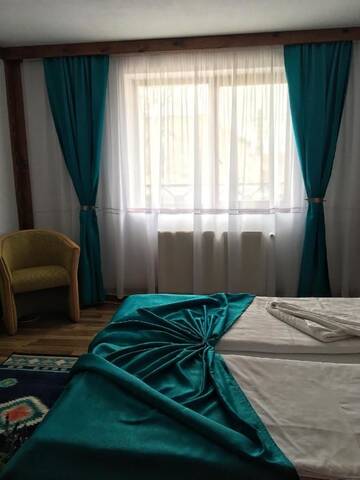 Фото номера Двухместный номер с 2 отдельными кроватями Отель Vila Romanitza г. Dărmăneşti 5